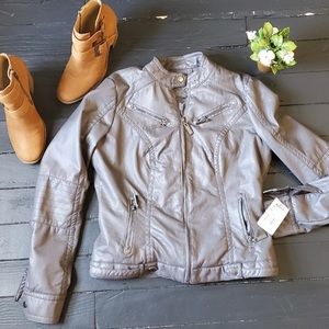 J2 Vegan Leather Style Jacket